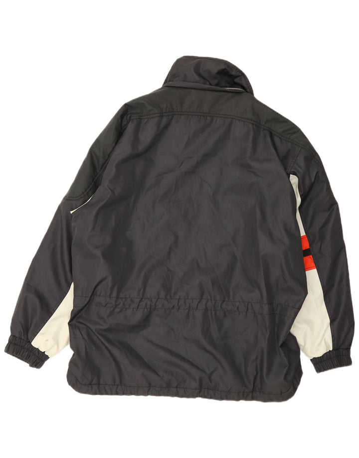Jachetă de schi pentru bărbați, cu glugă, cu formă regulată, IT 54 2XL, negru, color block
