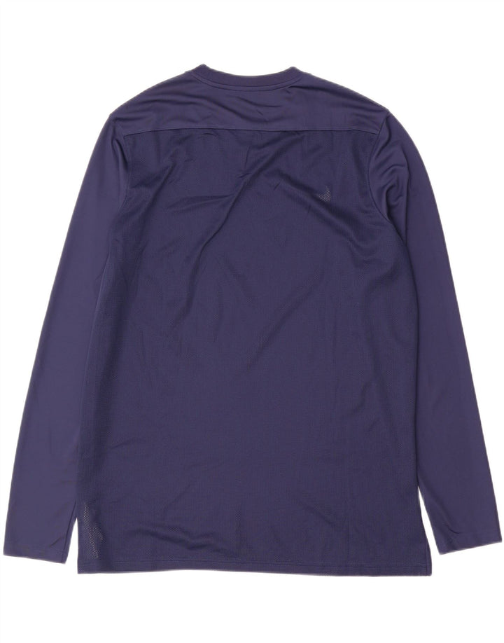 Nike Dri Fit Slim Fit Top cu mânecă lungă XL Bleumarin Poliester