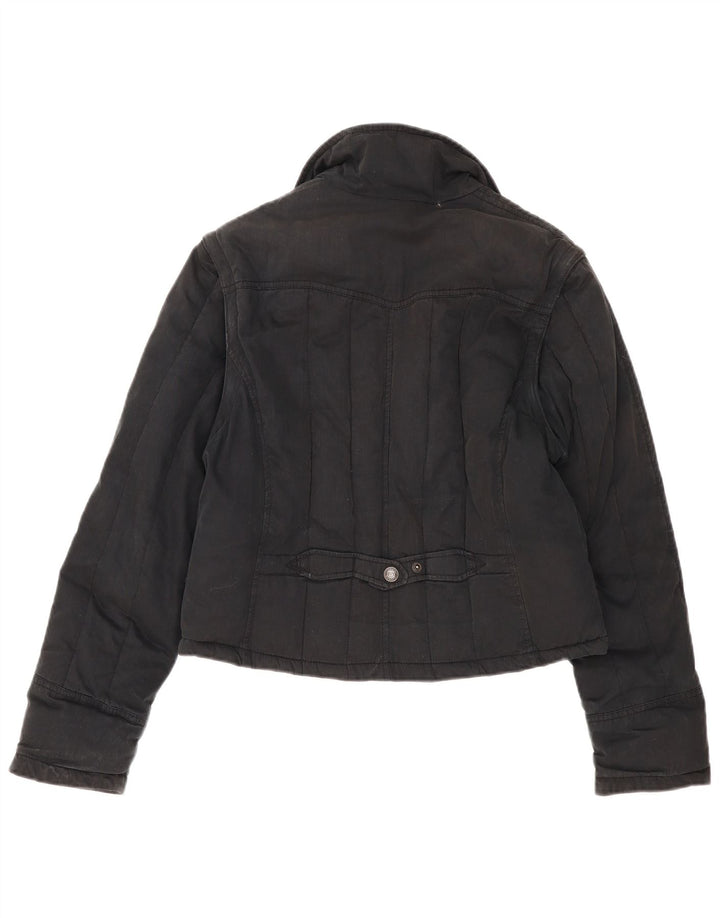 Jachetă Levi's Crop Utility pentru femei UK 16 Large Black