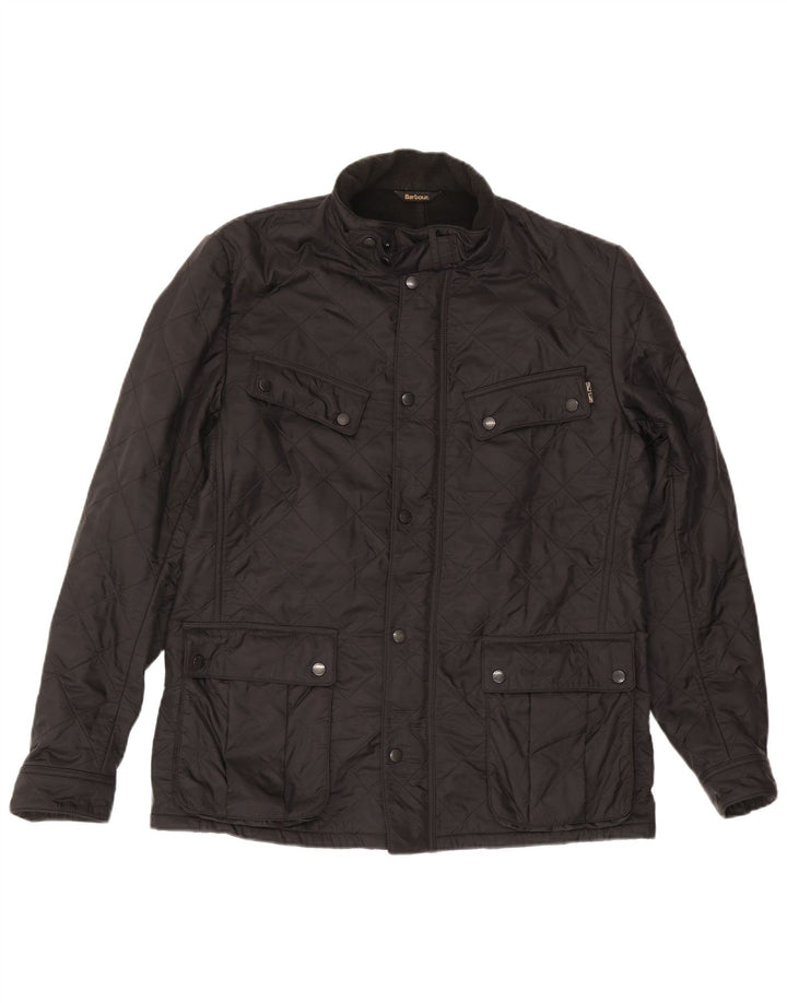 Jachetă matlasată pentru bărbați Barbour UK 42 XL Poliamidă neagră