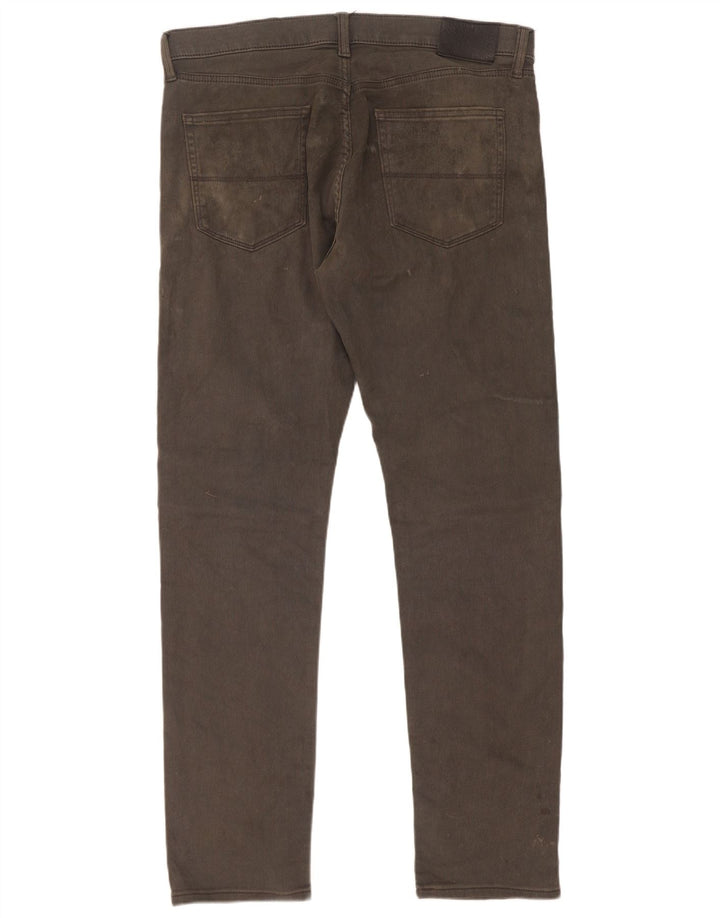Blugi slim pentru bărbați Marks & Spencer W34 L33 bumbac gri