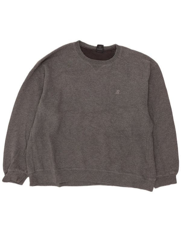 Pulover pentru bărbați Starter UK 46/48 XL bumbac gri