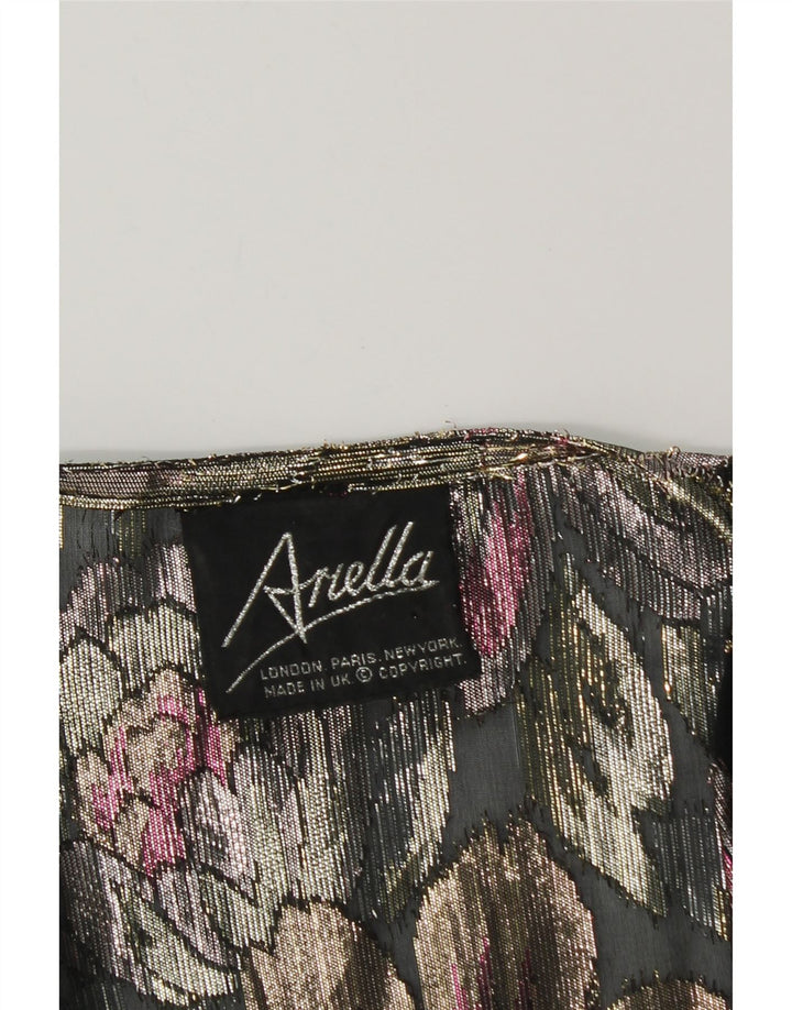 Top cardigan crop ARELLA pentru femei UK 16 mare, multicolor, floral