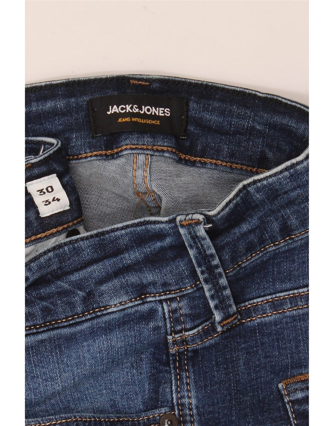 JACK & JONES Blugi pentru bărbați GLENN Slim W30 L30 Albastru