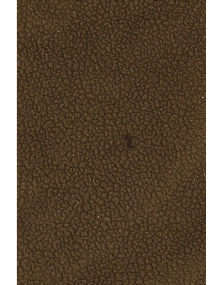 Pulover Columbia pentru bărbați, cu gât cu nasturi, din lână, poliester kaki 2XL