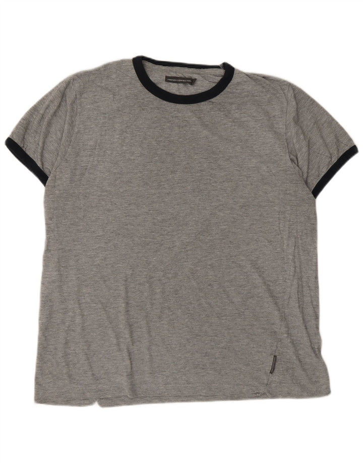 Tricou pentru bărbați French Connection Top XL bumbac gri