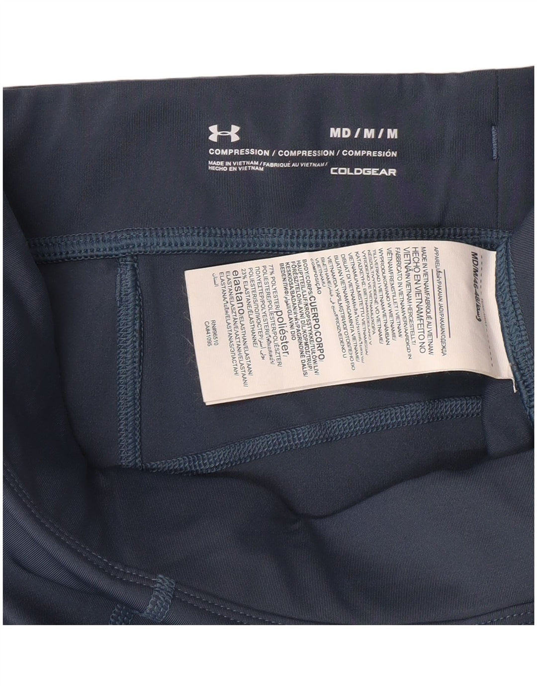 Leggings cu grafică de compresie Under Armour pentru femei UK 12 Medium Blue Sports