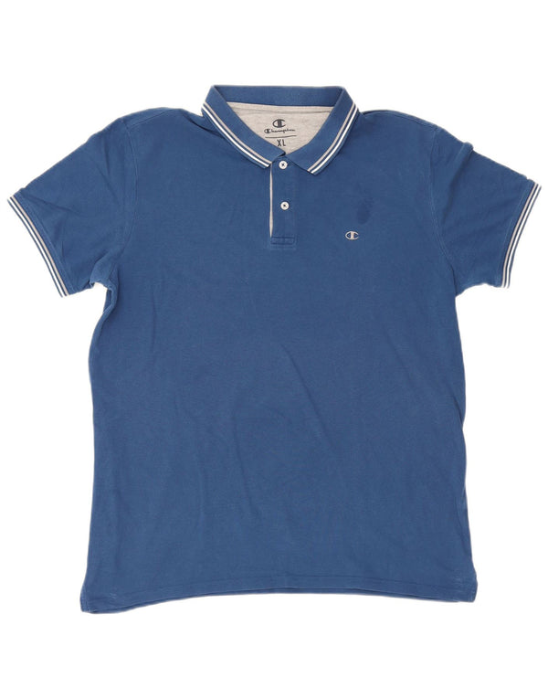 Tricou polo pentru bărbați Champion XL Albastru