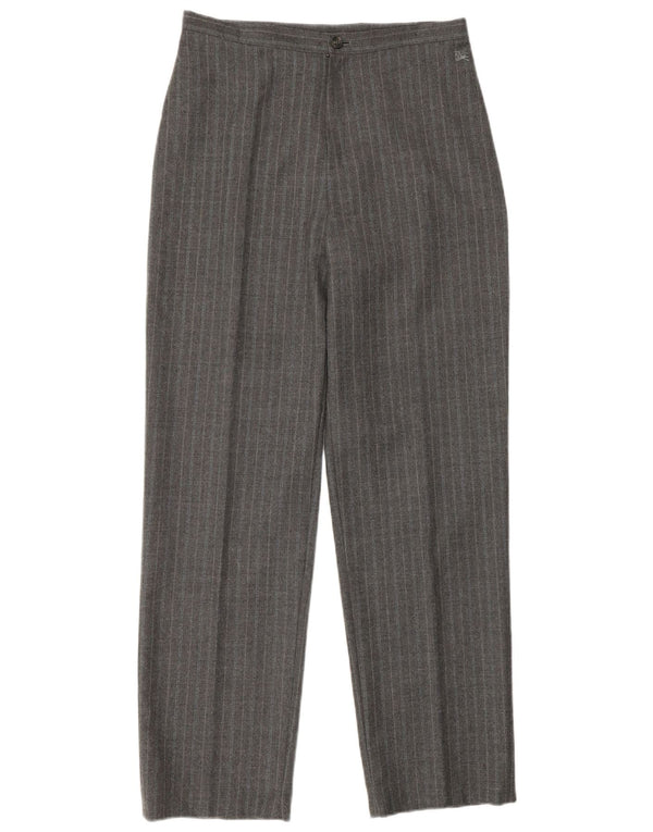 Pantaloni casual Burberry pentru femei cu talie înaltă EU 40 Medium W28 L30 Gri