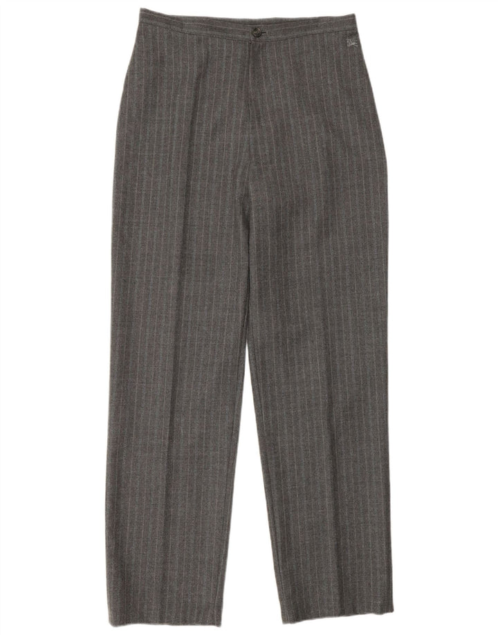 Pantaloni casual Burberry pentru femei cu talie înaltă EU 40 Medium W28 L30 Gri
