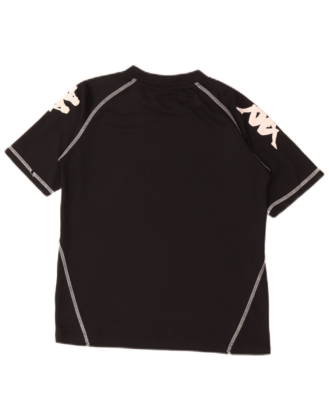 Tricou grafic pentru băieți Kappa Top 11-12 ani Poliester negru