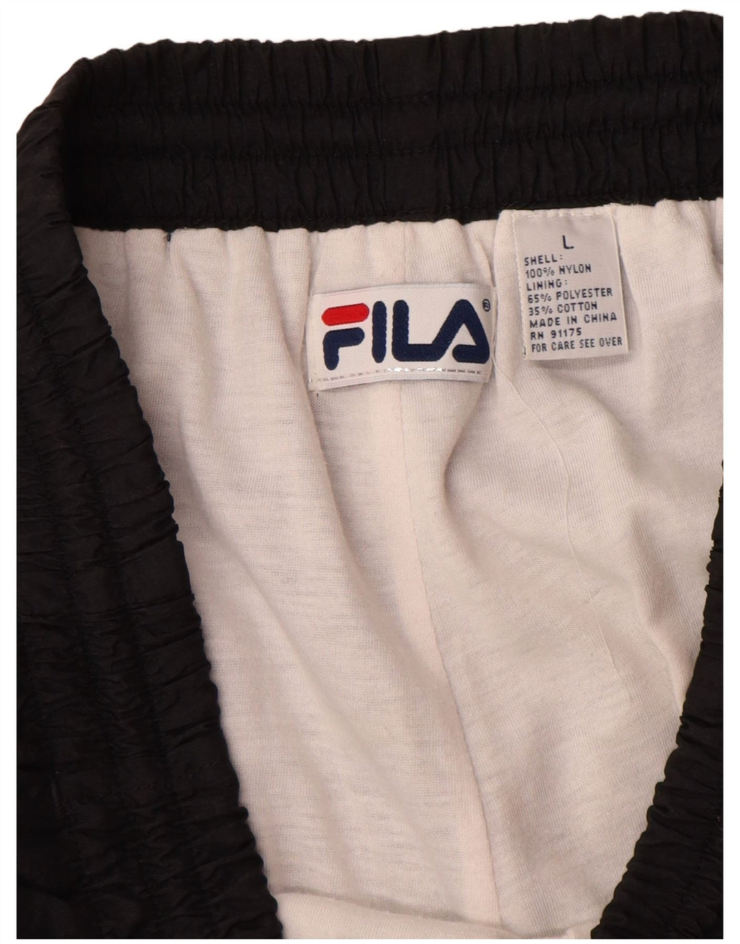 Pantaloni de trening Fila pentru bărbați, mari, negru, nailon