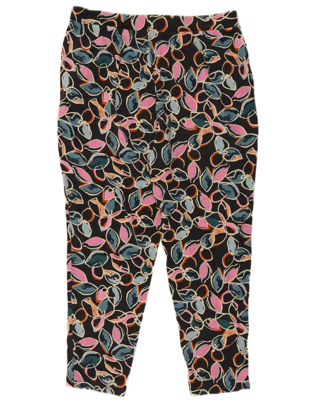 MARKS & SPENCER Leggings pentru femei UK 14 Large W32 L27 Multicolor Floral