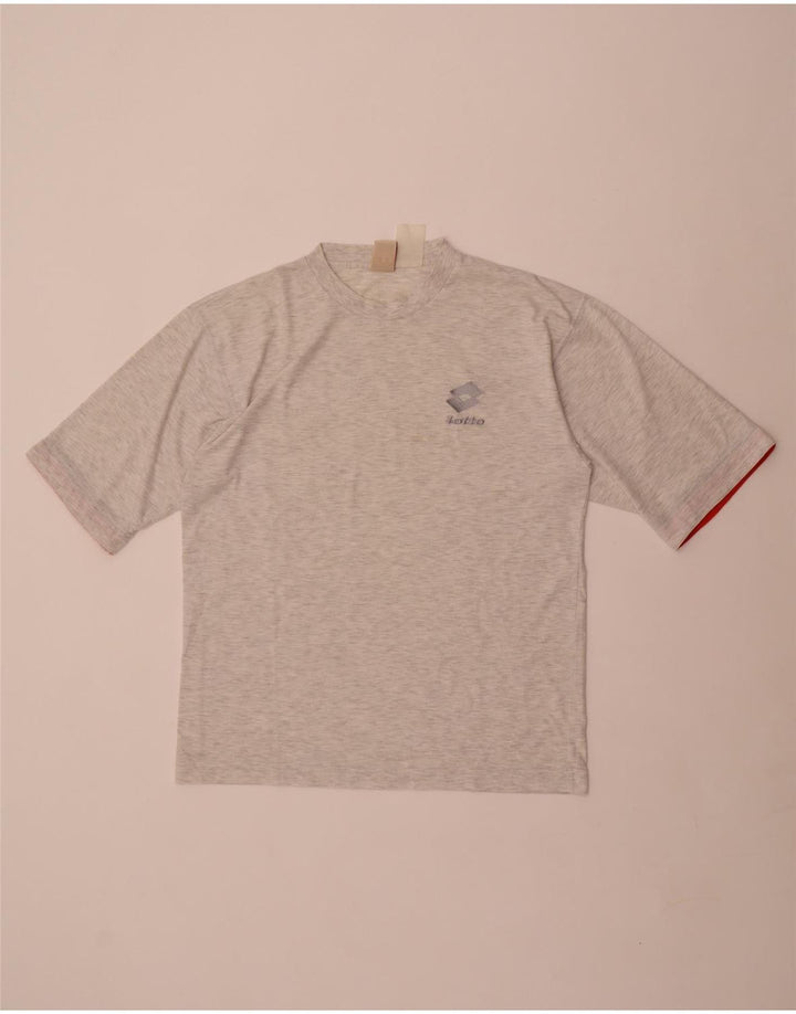 Tricou grafic pentru bărbați Lotto Top Medium Gri Pete