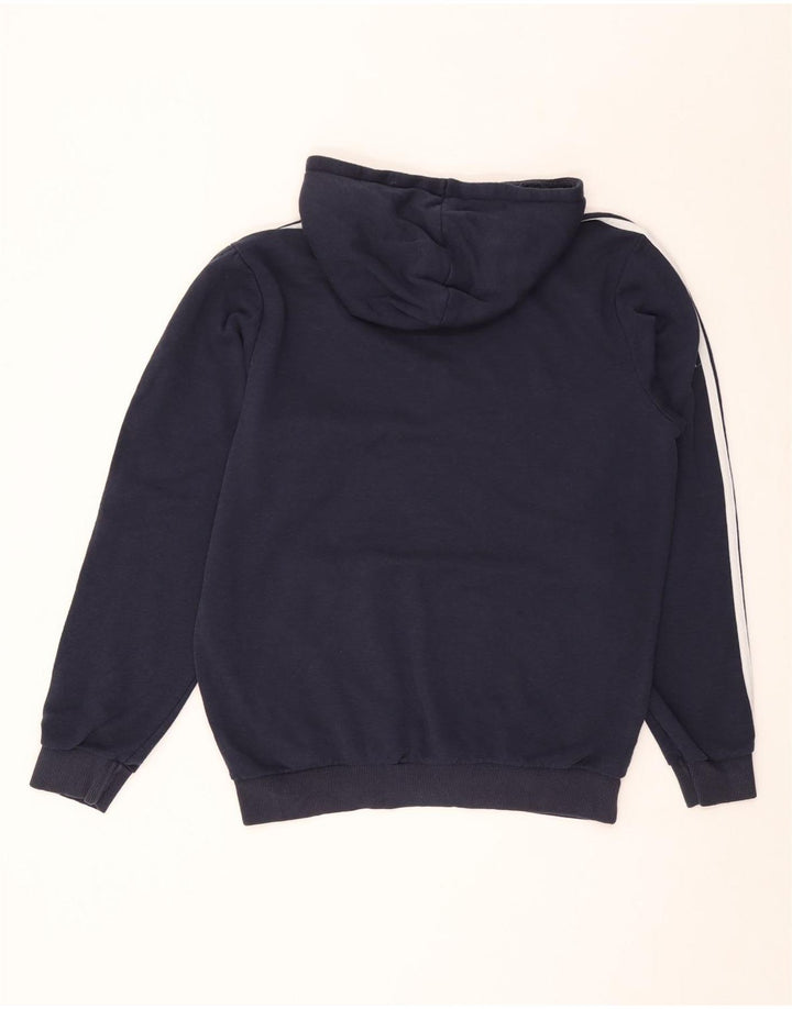 Pulover Adidas pentru bărbați, bumbac, albastru bleumarin mediu