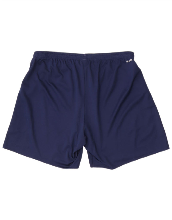 Pantaloni scurți sport pentru bărbați Adidas Climalite XL bleumarin
