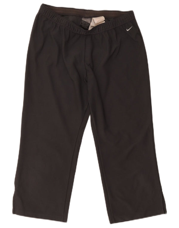 Pantaloni de trening Nike Dri Fit Capri pentru femei UK 16/18 XL poliester gri