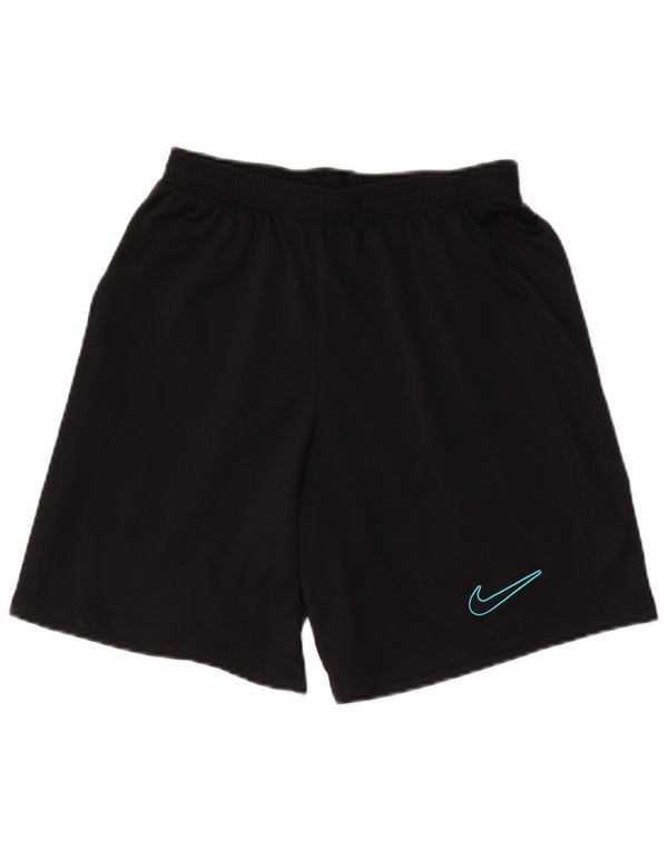 Pantaloni scurți sport Nike Dri Fit Slim pentru băieți 10-11 ani Poliester mediu negru
