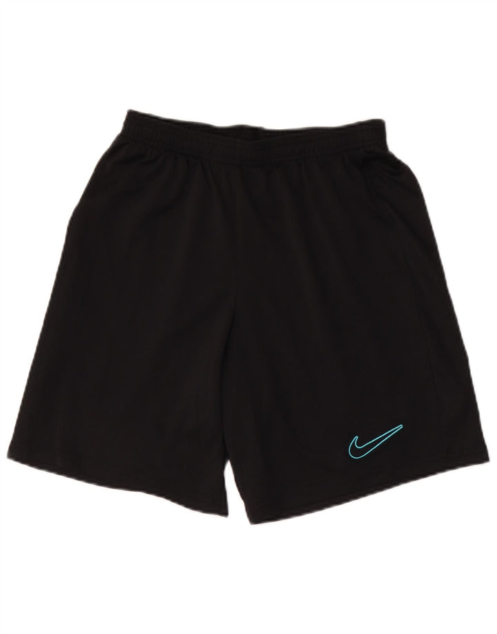 Pantaloni scurți sport Nike Dri Fit Slim pentru băieți 10-11 ani Poliester mediu negru