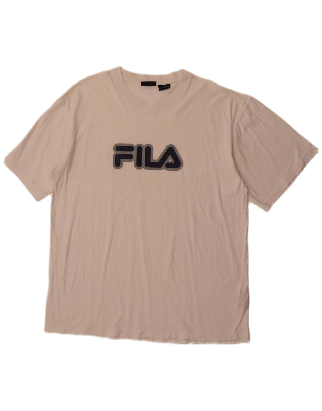 Tricou grafic pentru bărbați FILA Top XL Bumbac alb