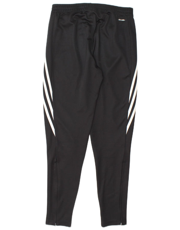 Pantaloni de trening Adidas pentru bărbați, poliester negru mic