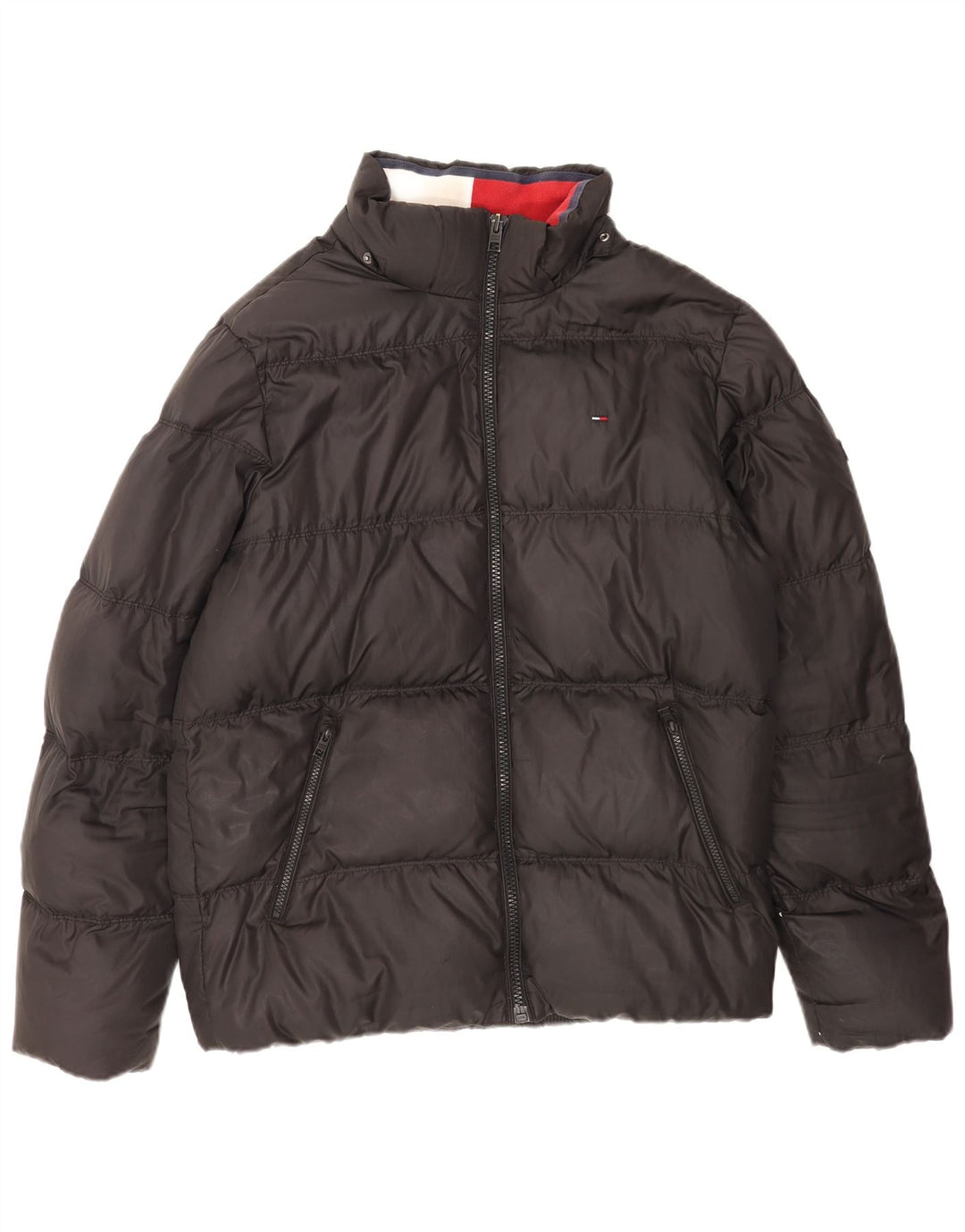 Jachetă căptușită pentru bărbați Tommy Hilfiger UK 42 XL Poliester negru