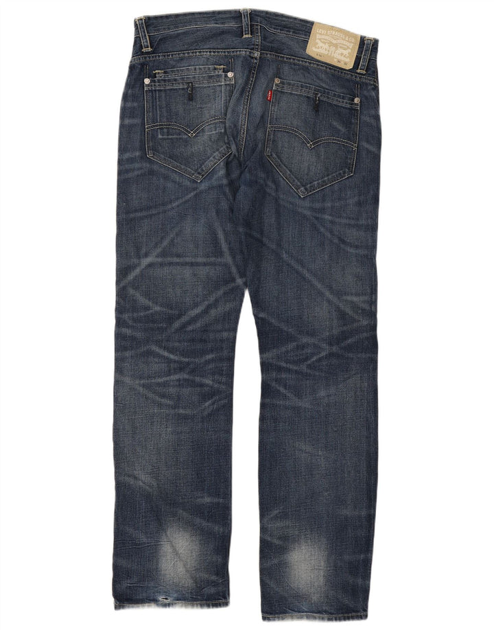 Blugi drepti pentru bărbați Levi's 514 W34 L32 Bumbac albastru