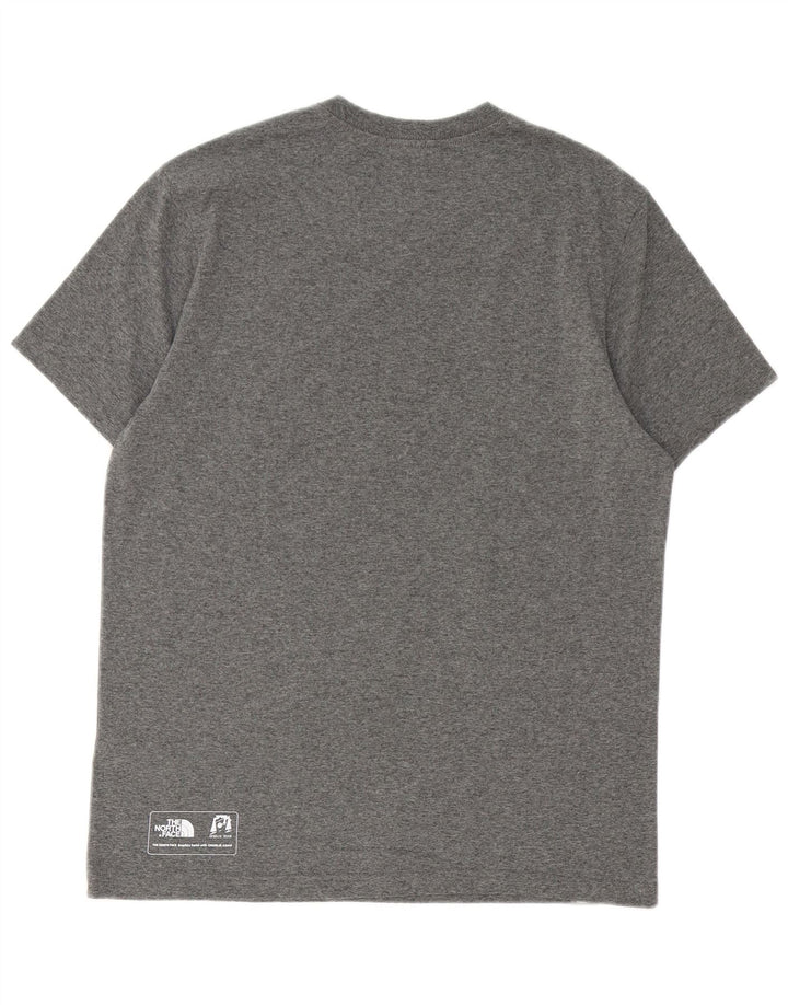 Tricou grafic pentru bărbați THE NORTH FACE Top din bumbac gri mediu