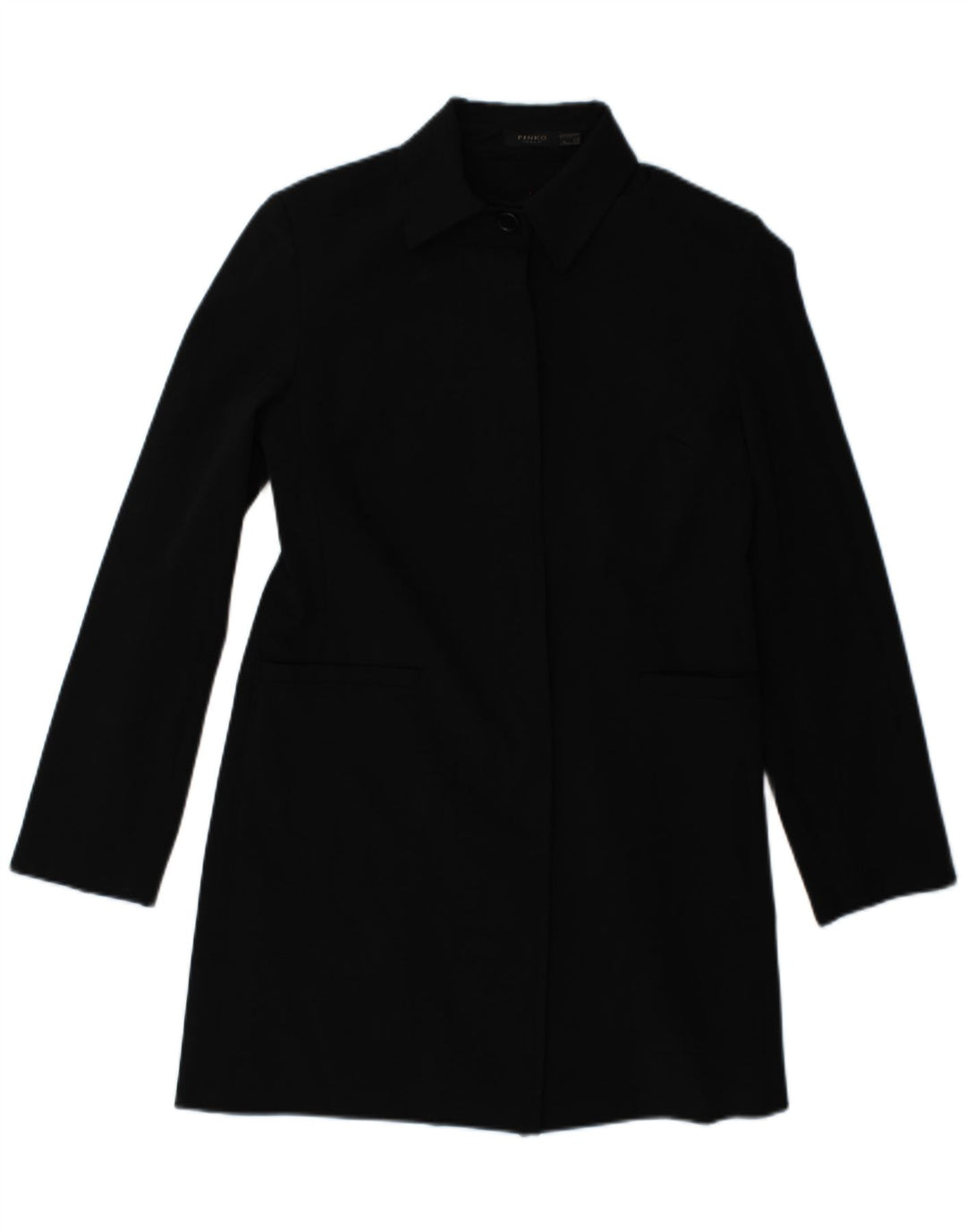 Palton pentru femei PINKO UK 8 Poliester negru mic