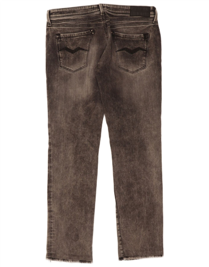 Replay Blugi Jodey Slim pentru femei W29 L29 bumbac gri