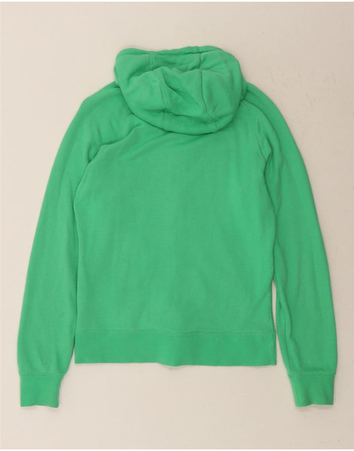 NIKE Mens Zip Hoodie Sweater Small Green Cotton Vintage Nike and Second-Hand Nike from Messina Hembry 