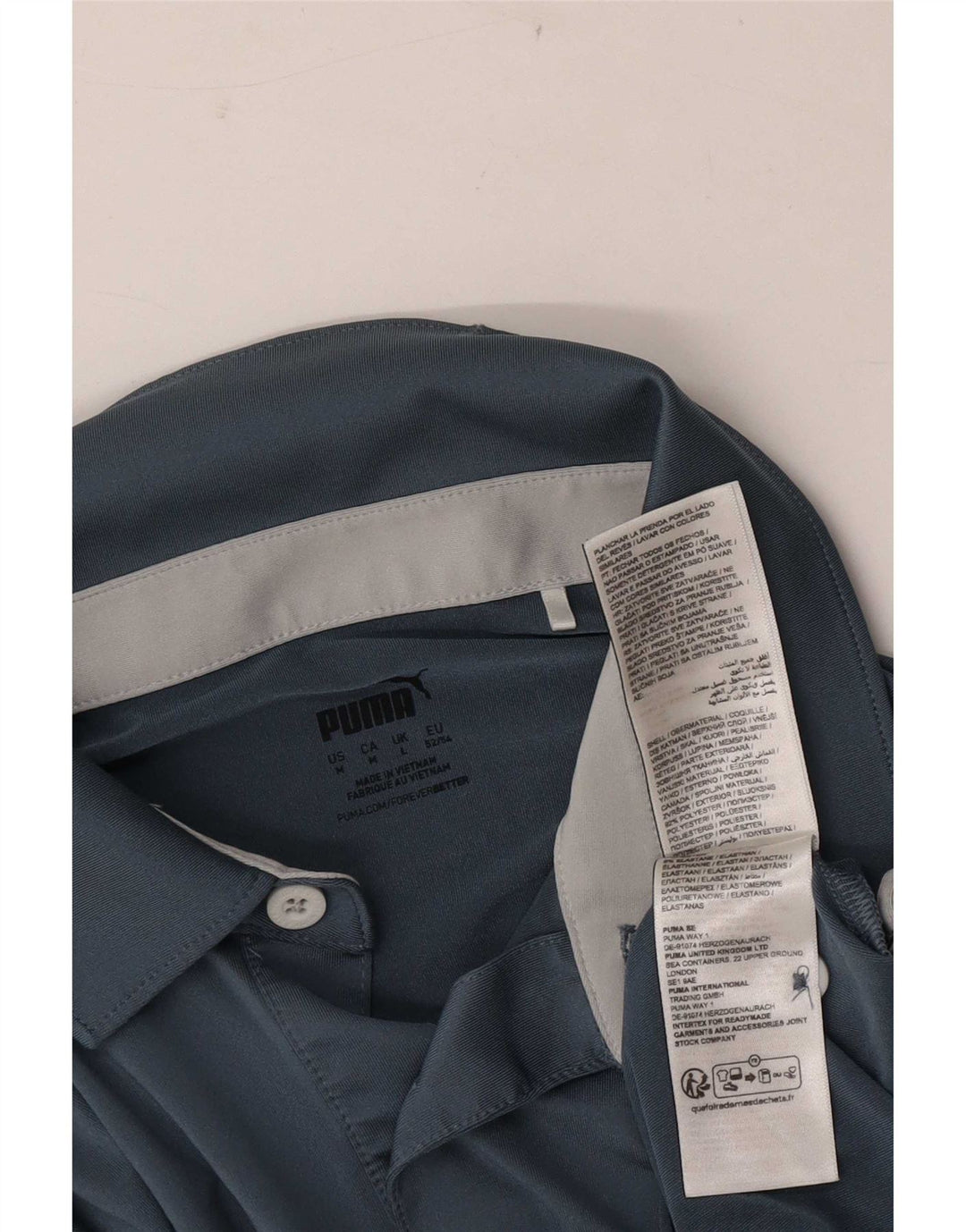 Tricou polo Puma pentru bărbați, mare, bleumarin, poliester color bloc