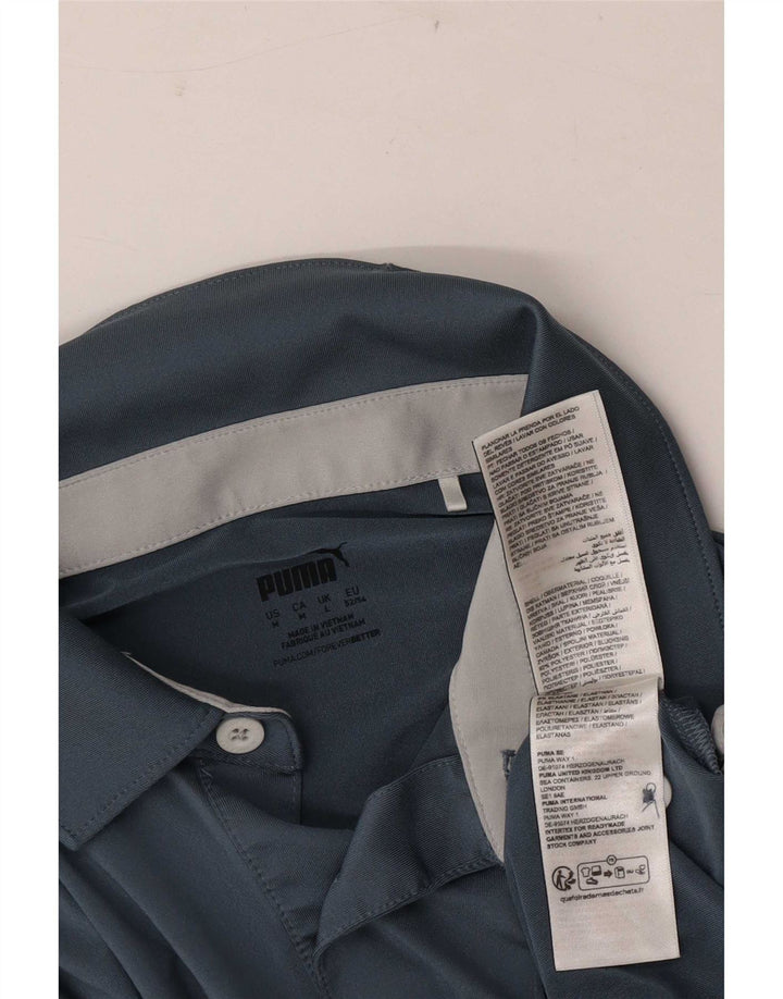 Tricou polo Puma pentru bărbați, mare, bleumarin, poliester color bloc
