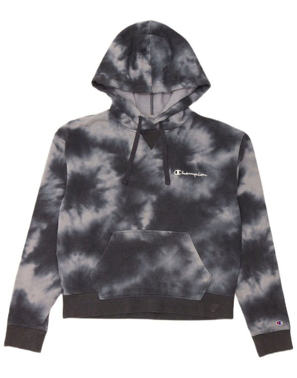 Pulover supradimensionat pentru femei Champion UK 10 Bumbac Tie Dye, albastru