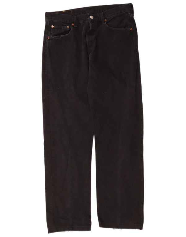 Levi's Womens 501 W32 L29 Bumbac negru