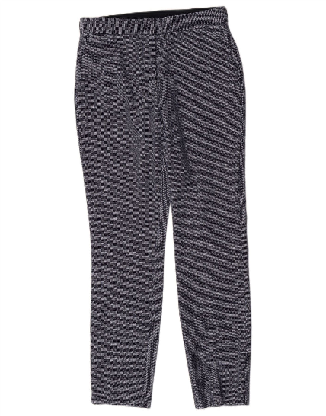 Pantaloni de costum slim pentru femei Zara Mici L26 L27 Bleumarin Geometric Poliester