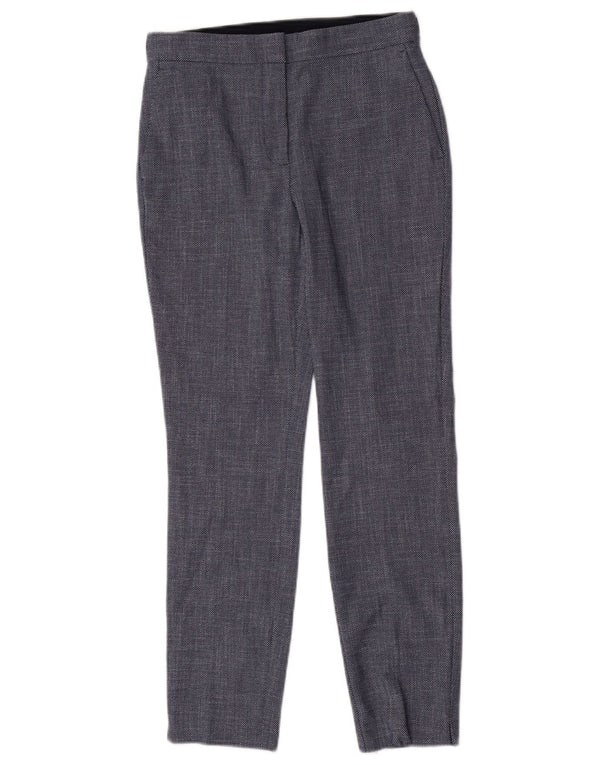 Pantaloni de costum slim pentru femei Zara Mici L26 L27 Bleumarin Geometric Poliester