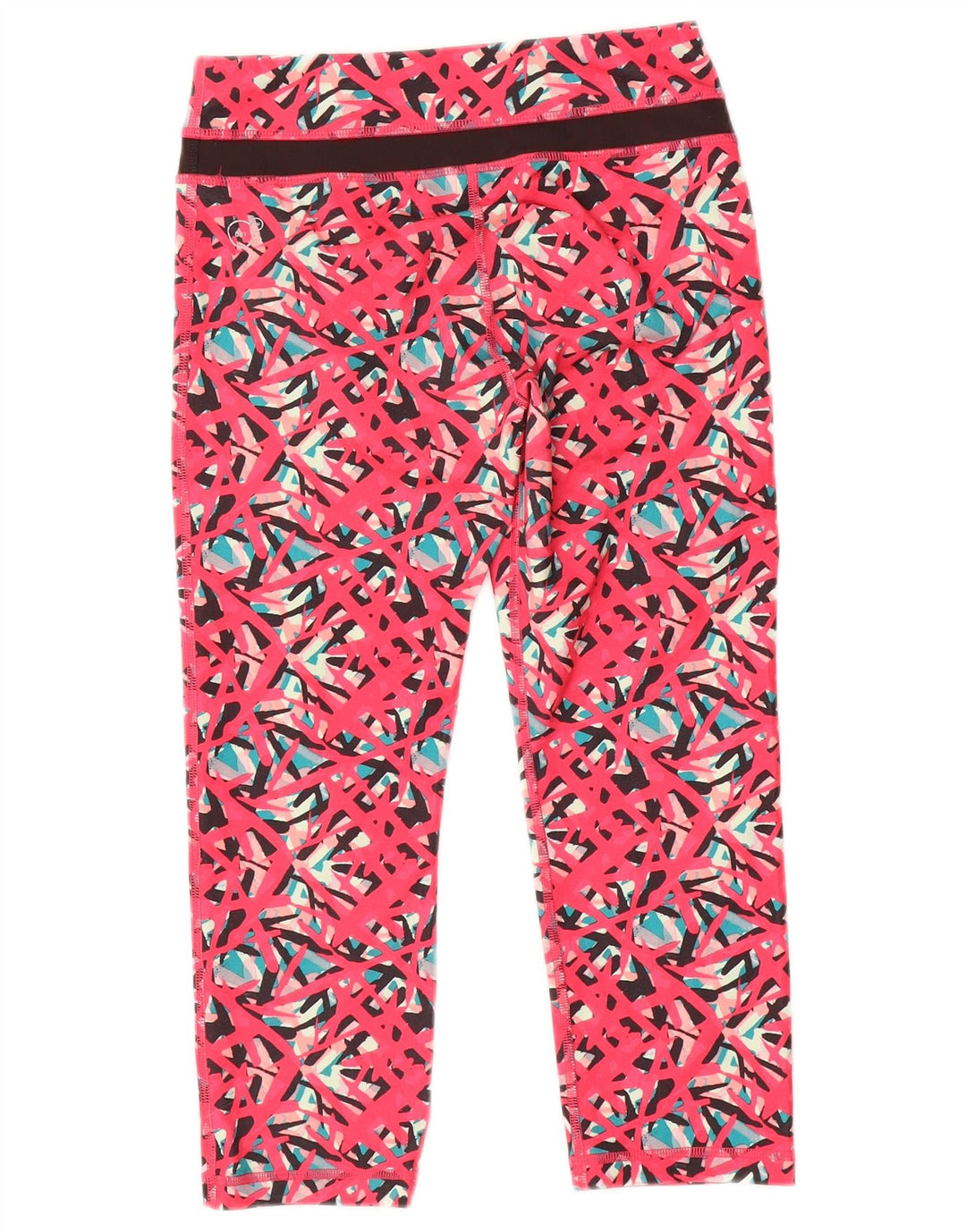 Leggings Capri Puma pentru femei UK 8 Small Pink Geometric