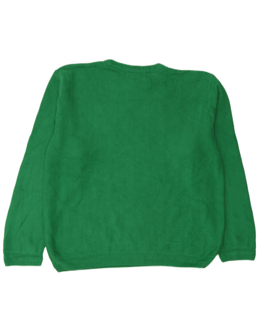 Pulover Chaps pentru bărbați, cu gât roșu, XL, bumbac verde în schemă