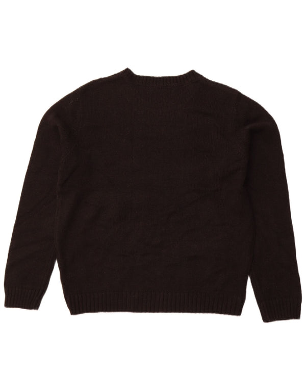 Pulover pentru damă Zara, cu gât turnut, mare, negru, acrilic