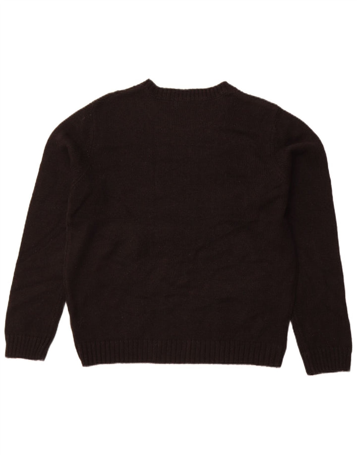 Pulover pentru damă Zara, cu gât turnut, mare, negru, acrilic