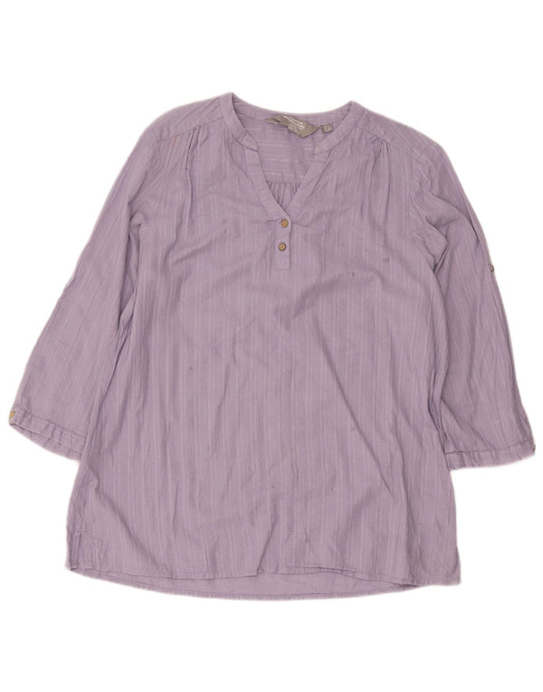 Top cu tunică cu mâneci 3/4 pentru femei Mountain Warehouse UK 14, mare, violet, cu dungi