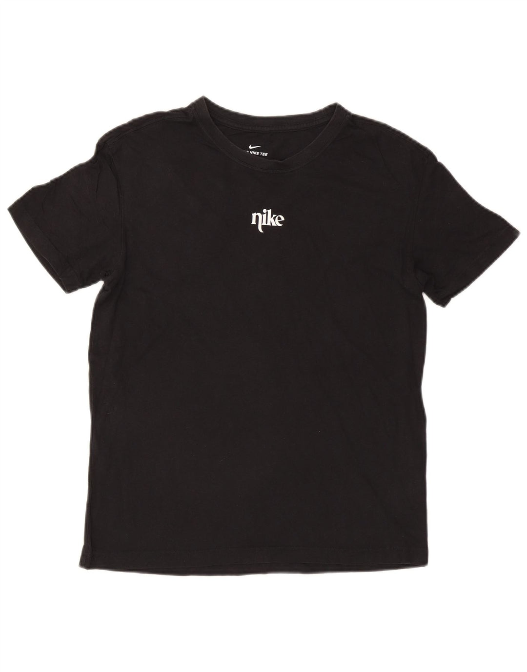 Tricou grafic Nike pentru bărbați Top mic, negru, bumbac