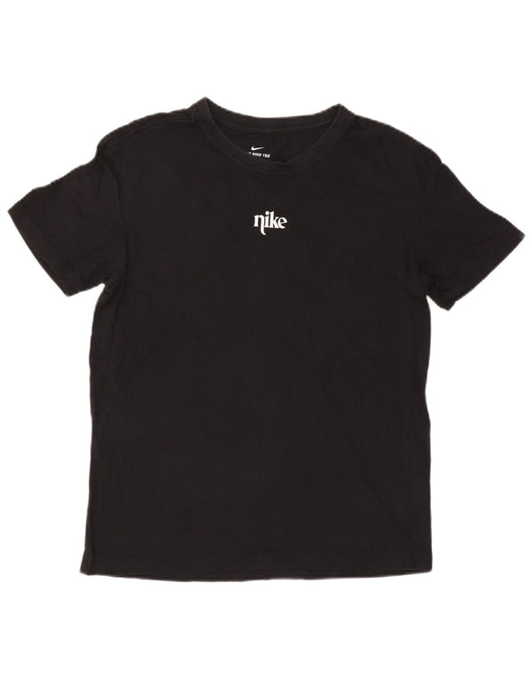 Tricou grafic Nike pentru bărbați Top mic, negru, bumbac