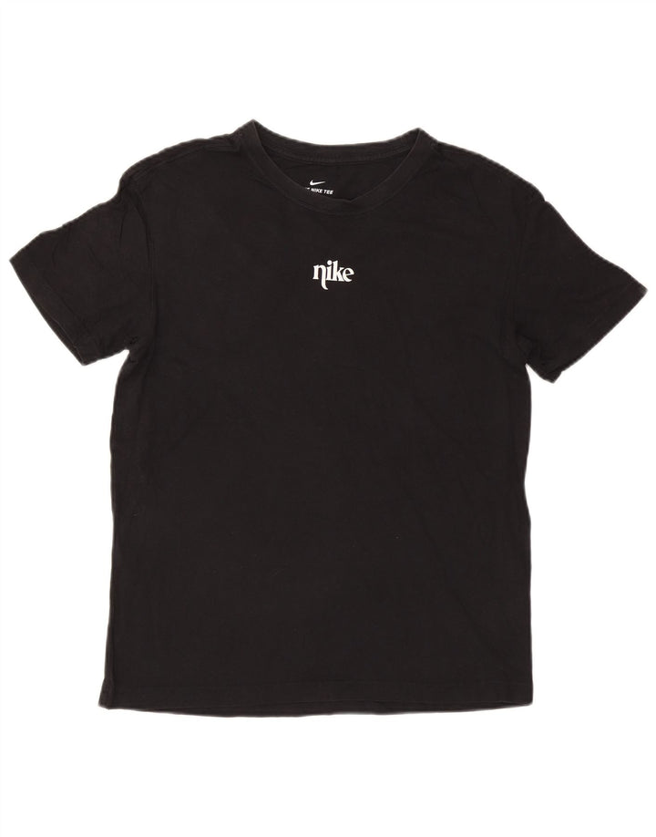 Tricou grafic Nike pentru bărbați Top mic, negru, bumbac