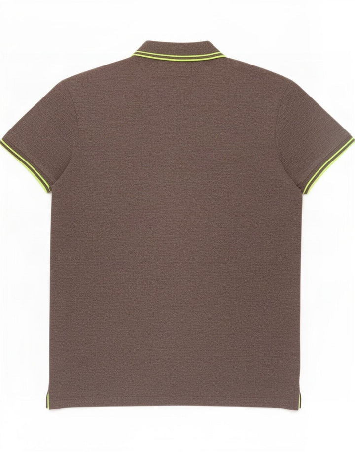 Tricou polo Jack & Jones pentru bărbați, gri mediu, poliester