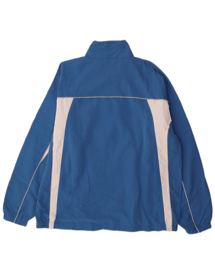 Jachetă de trening pentru bărbați Asics, 2XL, poliester color bloc, albastru