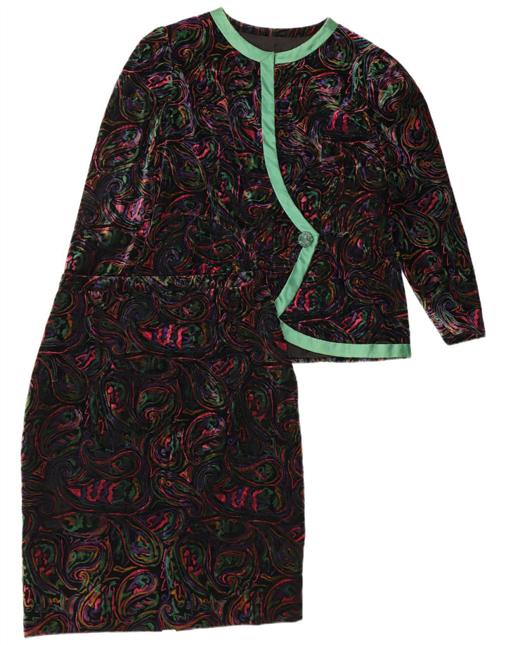 Set de fuste VINTAGE pentru femei, 1 nasture, 2 piese UK 12 Medium W32 Multicolor