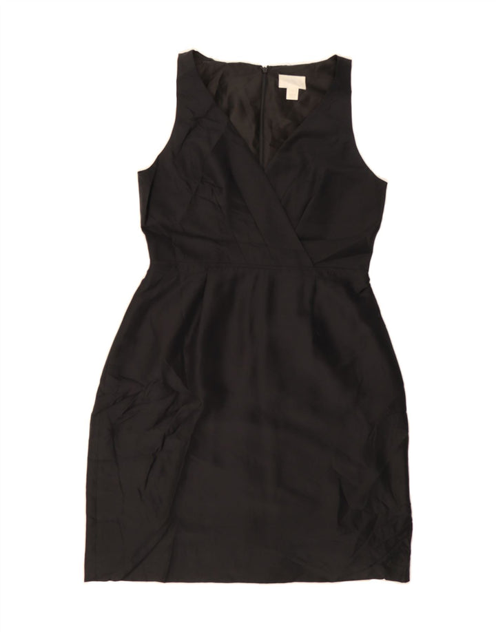 J. CREW Womens Sleeveless Sheath Dress US 10 Large Black Silk Vintage J. Crew and Second-Hand J. Crew from Messina Hembry 