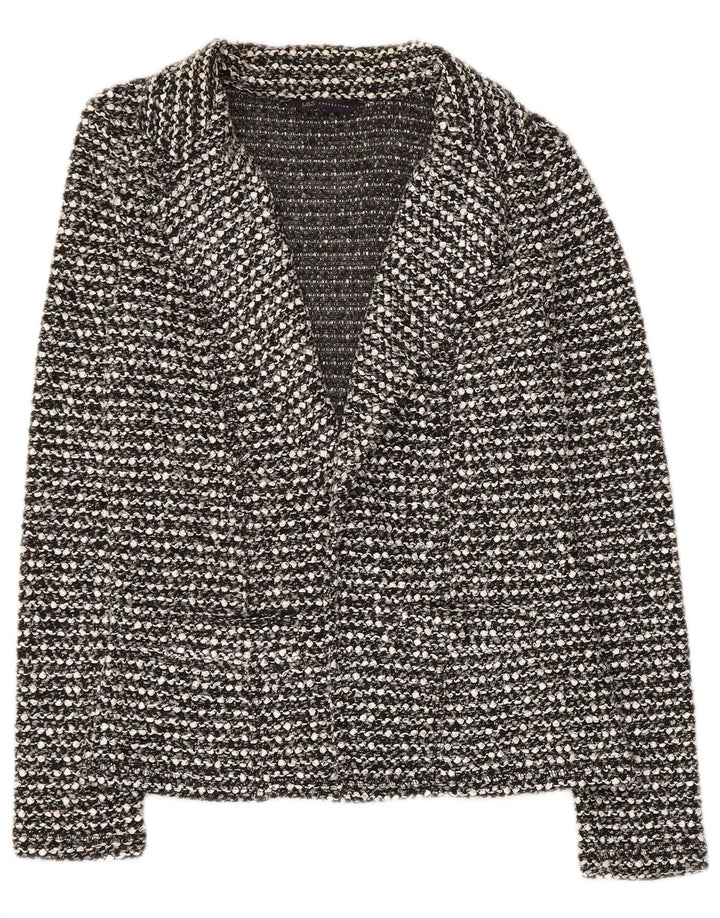 Jachetă Blazer deschisă pentru femei Marks & Spencer UK 8 Small Black Flecked